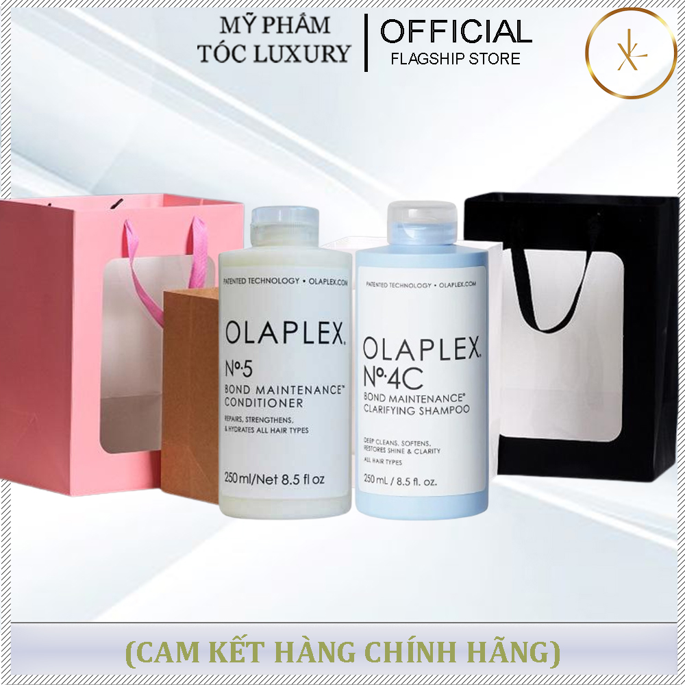 SET QUÀ TẶNG CẶP GỘI XẢ THẢI ĐỘC TÓC OLAPLEX NO4C 250ML