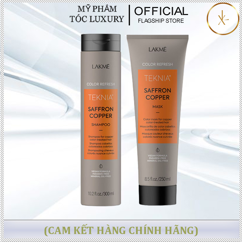 DẦU GỘI XẢ CHO TÓC NHUỘM MÀU ĐỒNG LAKME ULTRA COPPER 300ML - 250ML