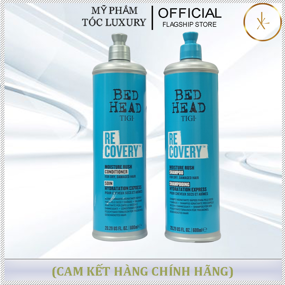 CẶP DẦU GỘI XẢ DƯỠNG ẨM TIGI BED HEAD RECOVERY  600ML