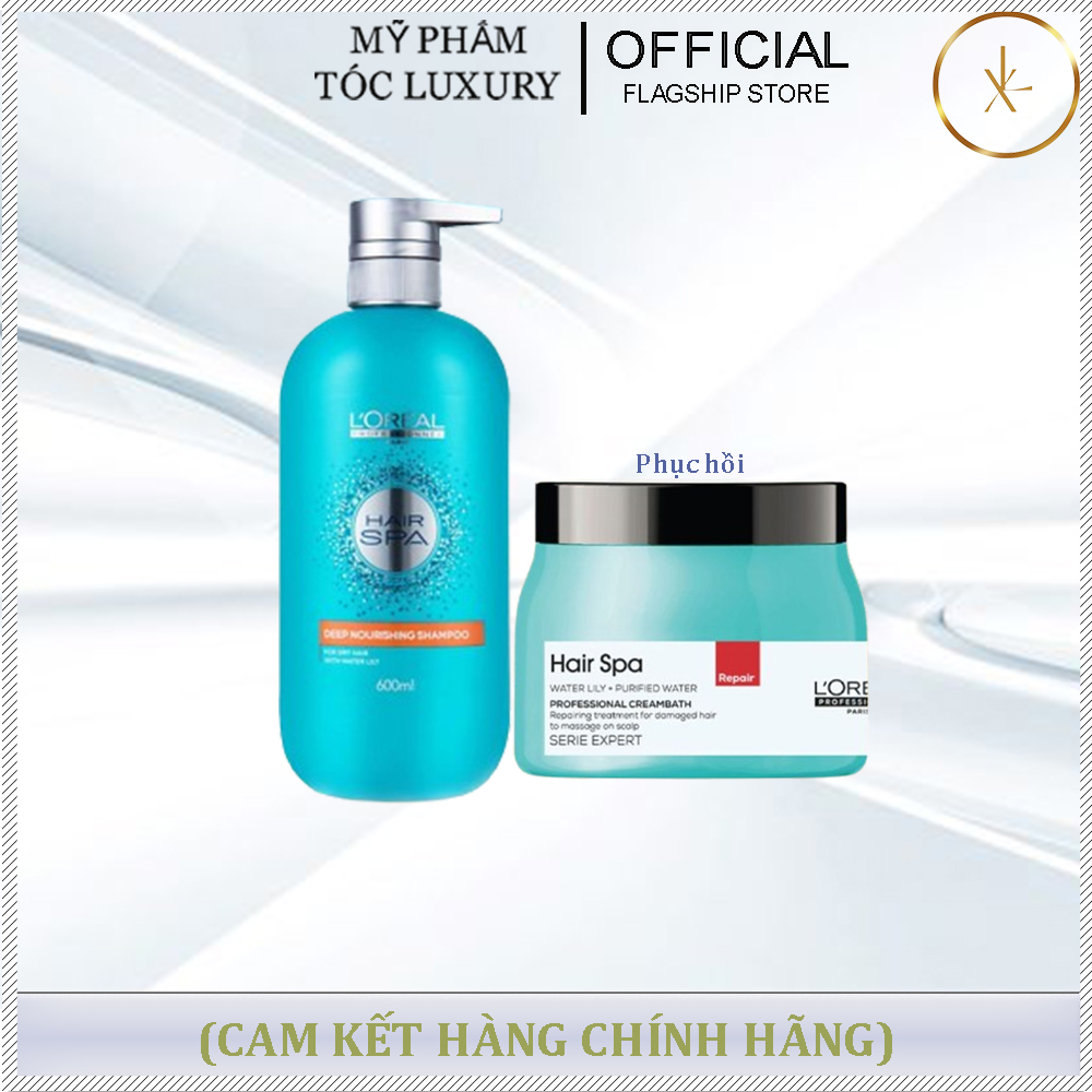 DẦU GỘI HẤP MỀM MƯỢT HAIR SPA LOREAL 600ML-500ML