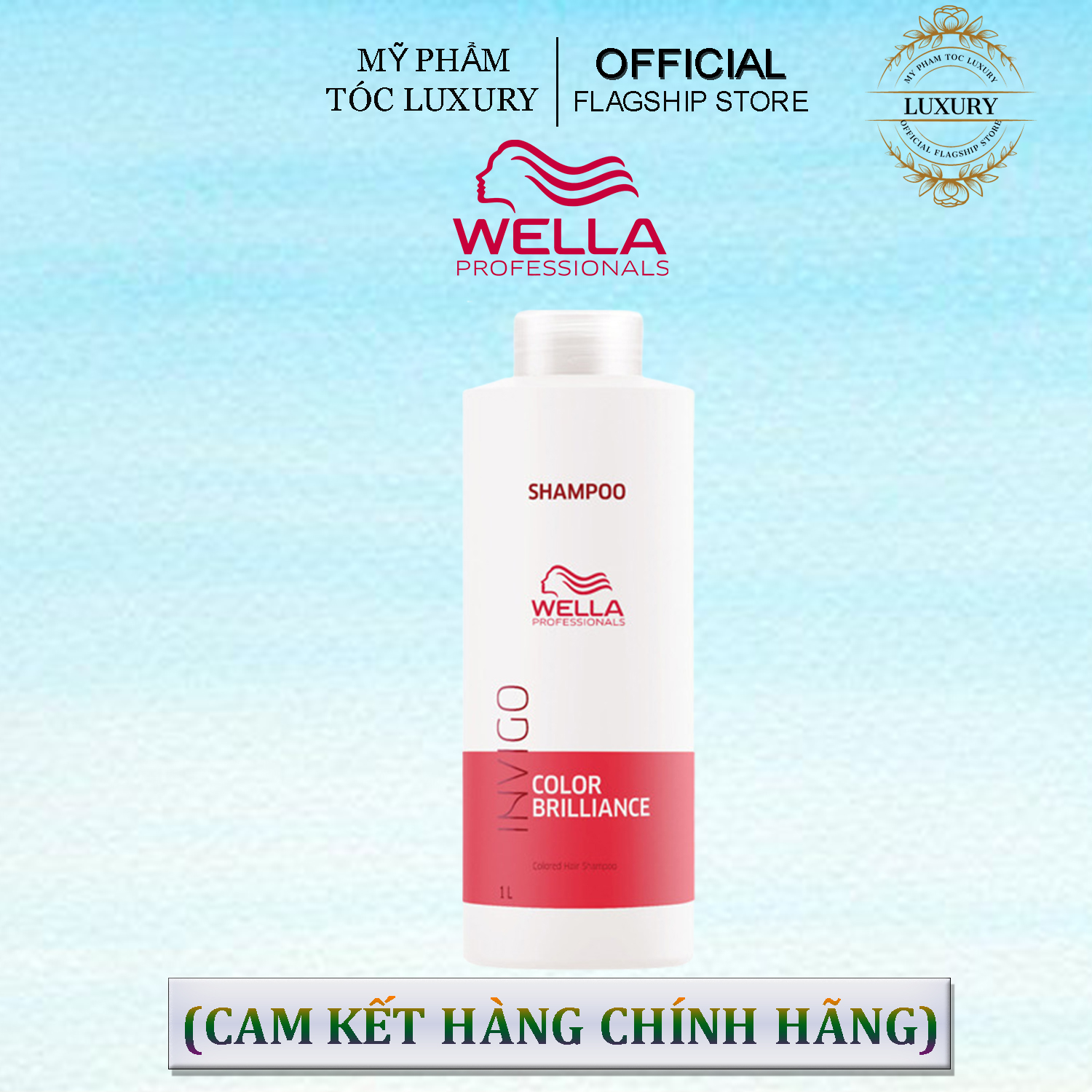 DẦU GỘI WELLA BRILLIANCE CHĂM SÓC TÓC NHUỘM ĐỨC 1000ML