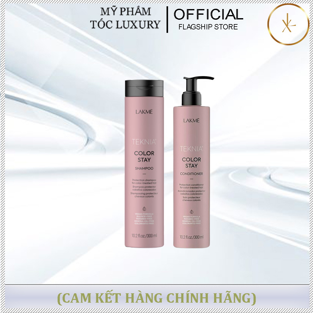 CẶP DẦU GỘI XẢ BỀN MẦU TÓC NHUỘM LAKME COLOR STAY DÀNH CHO MỌI LOẠI TÓC 300ML