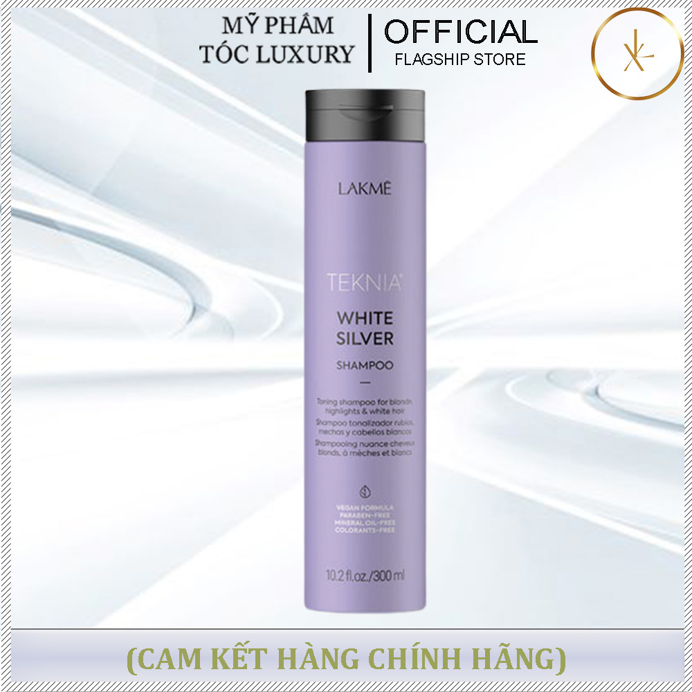 DẦU GỘI DÀNH CHO TÓC NHUỘM MẦU SÁNG BẠCH KIM LAKME TEKNIA WHITE SILVER 300ML