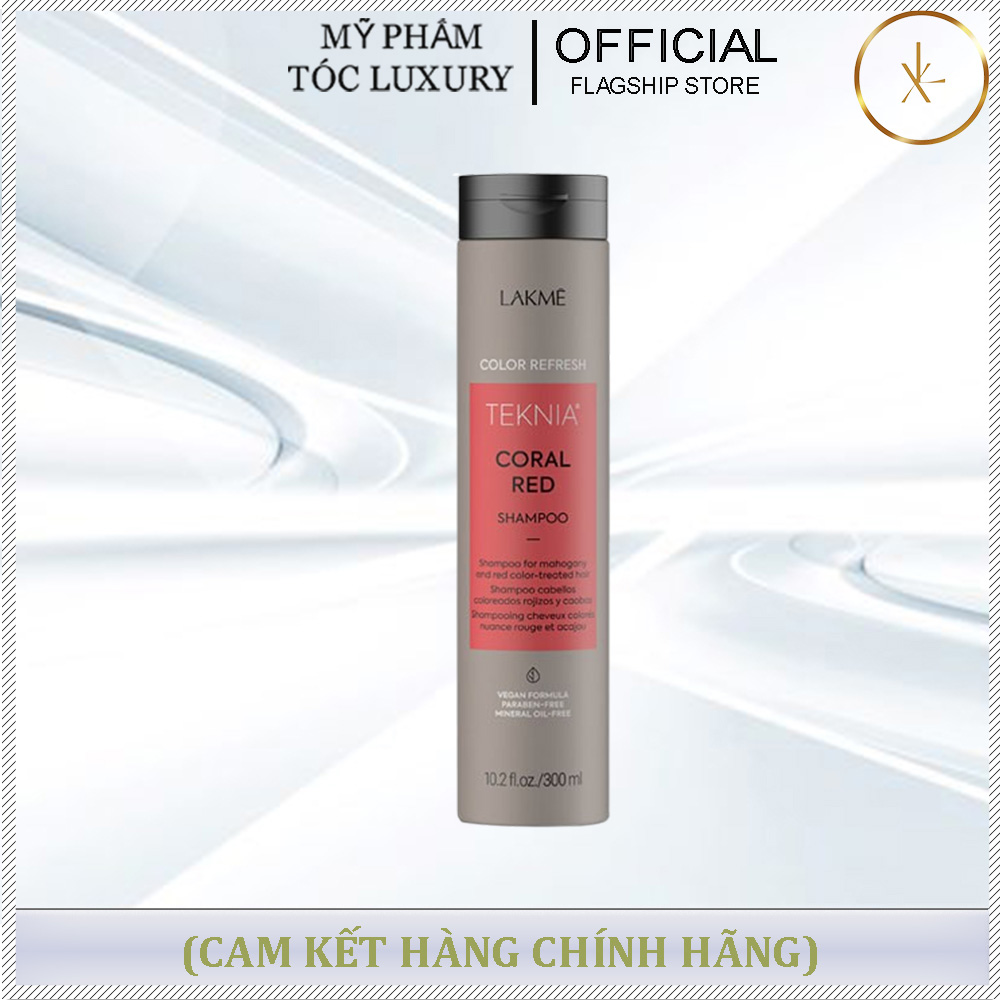 DẦU GỘI BỔ SUNG MẦU ĐỎ LAKME TEKNIA CORAL RED 300ML