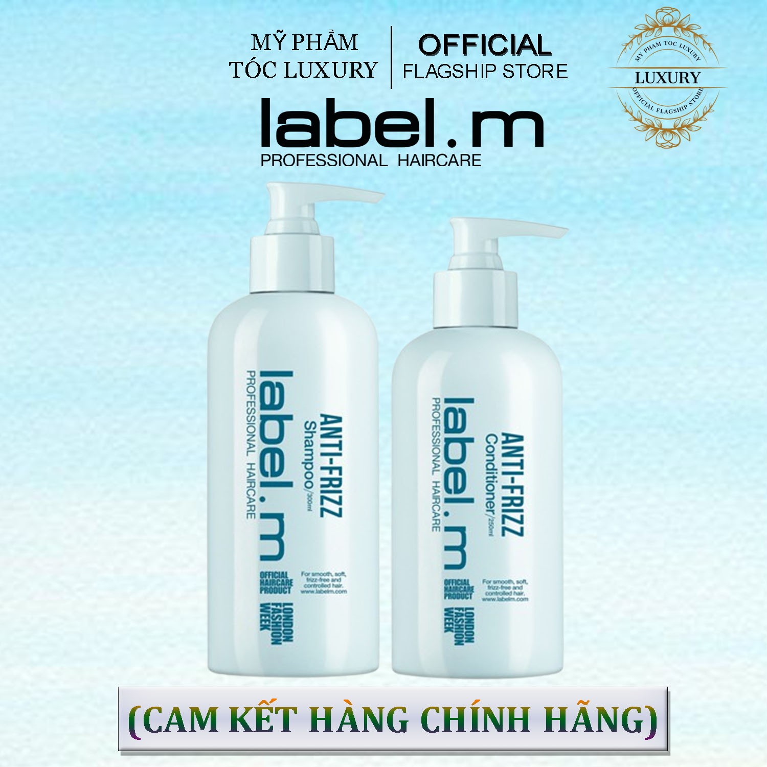 DẦU GỘI XÃ DƯỠNG ẨM & GIÚP TÓC MỀM MƯỢT LABEL.M ANTI FRIZZ 300ML