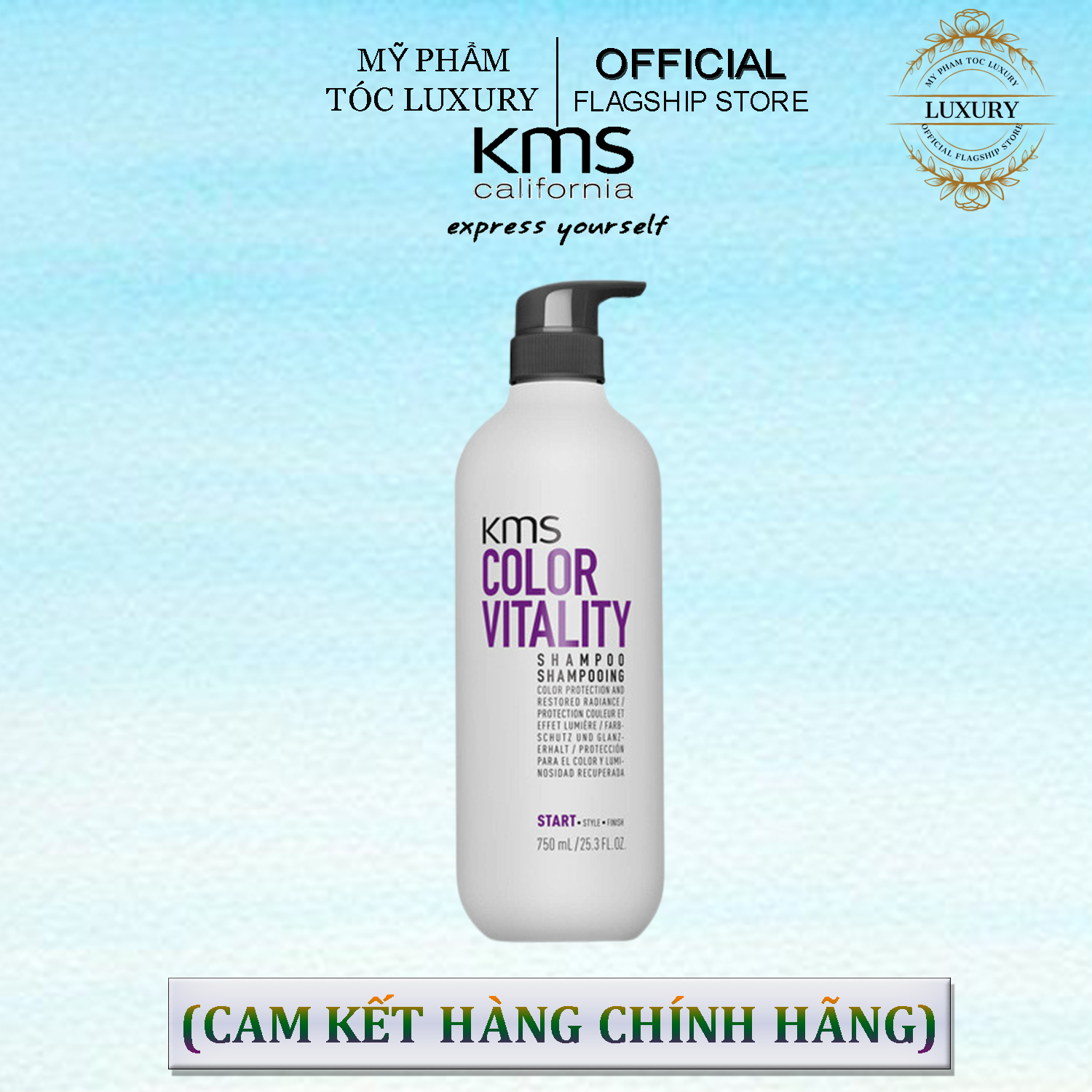 DẦU GỘI DƯỠNG MÀU KMS COLORVITALITY SHAMPOO 750ML