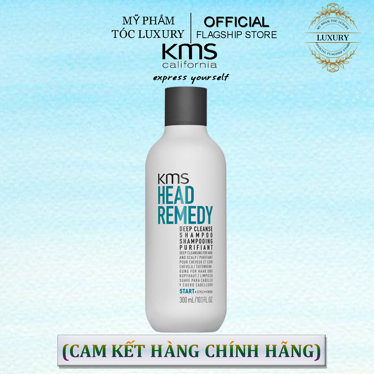 DẦU GỘI LÀM SẠCH TÓC KMS HEAD REMEDY DEEP CLEANSE 300ML