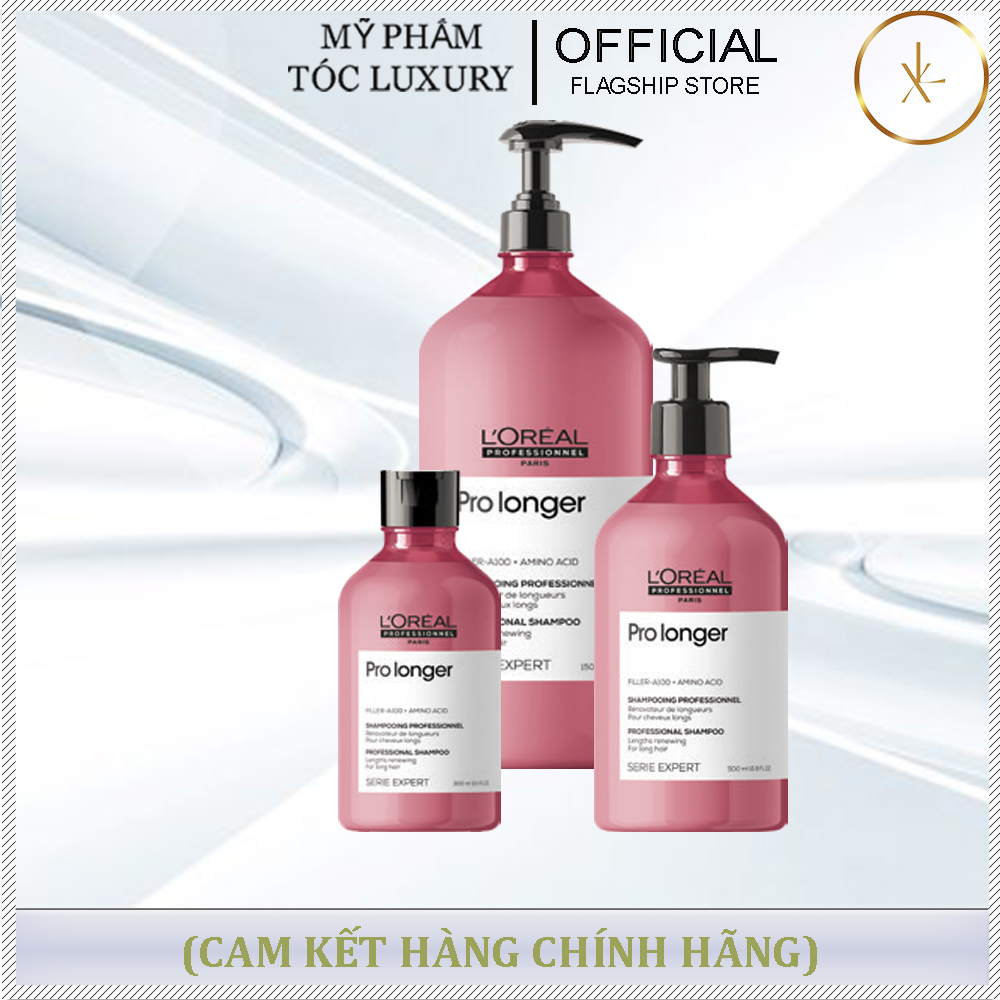 Dầu Gội Xả Giảm Đứt Gãy Loreal Pro Longer 300ml – 500ml – 1500ml