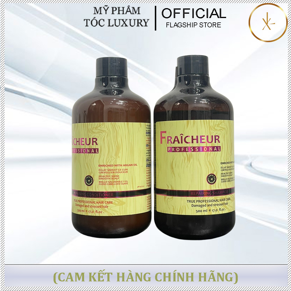 DẦU GỘI XẢ PHỤC HỒI TÓC HƯ TỔN FRAICHUER 500ML