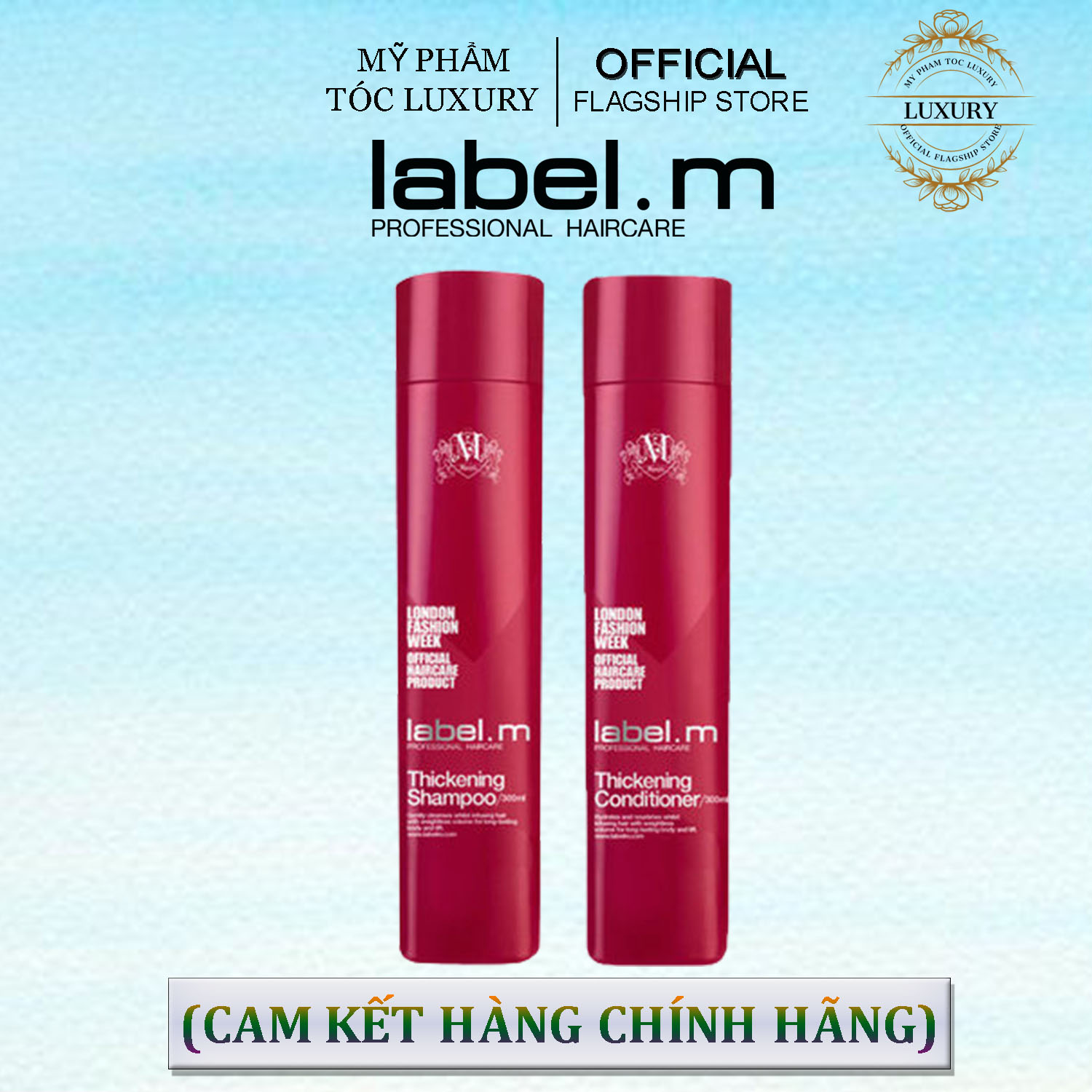 DẦU GỘI XÃ LÀM DÀY VÀ TĂNG PHỒNG TÓC LABEL.M THICHKENING 300ML