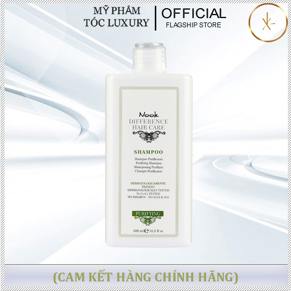 DẦU GỘI TRỊ GÀU CHO DA ĐẦU NHỜN NOOK PURIFYING 500ML