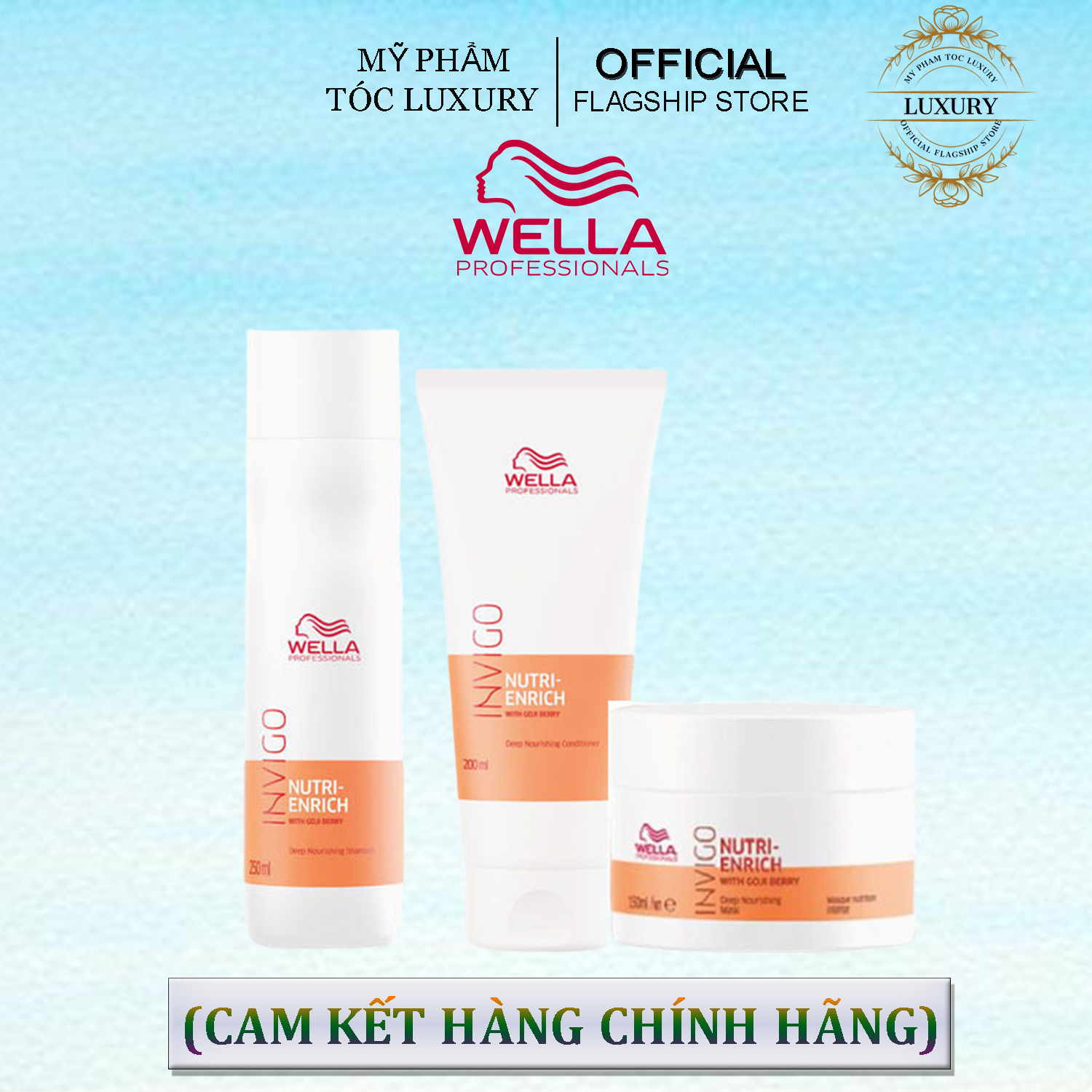 BỘ DẦU GỘI XẢ HẤP WELLA ENRICH CHO TÓC KHÔ XƠ HƯ TỔN (BỘ NHỎ)