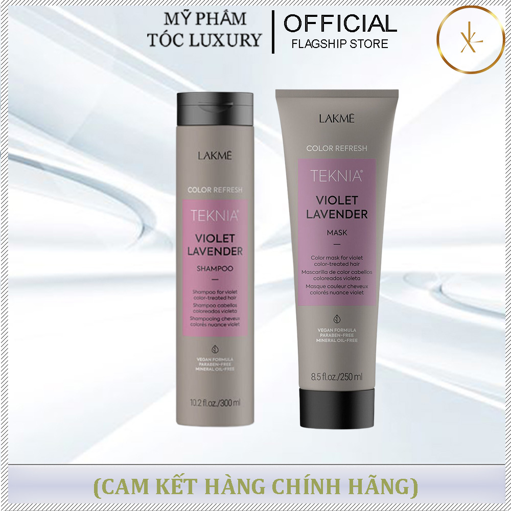 DẦU GỘI XẢ CHO TÓC NHUỘM MÀU TÍM LAKME VIOLET VALENDER 300ML - 250ML