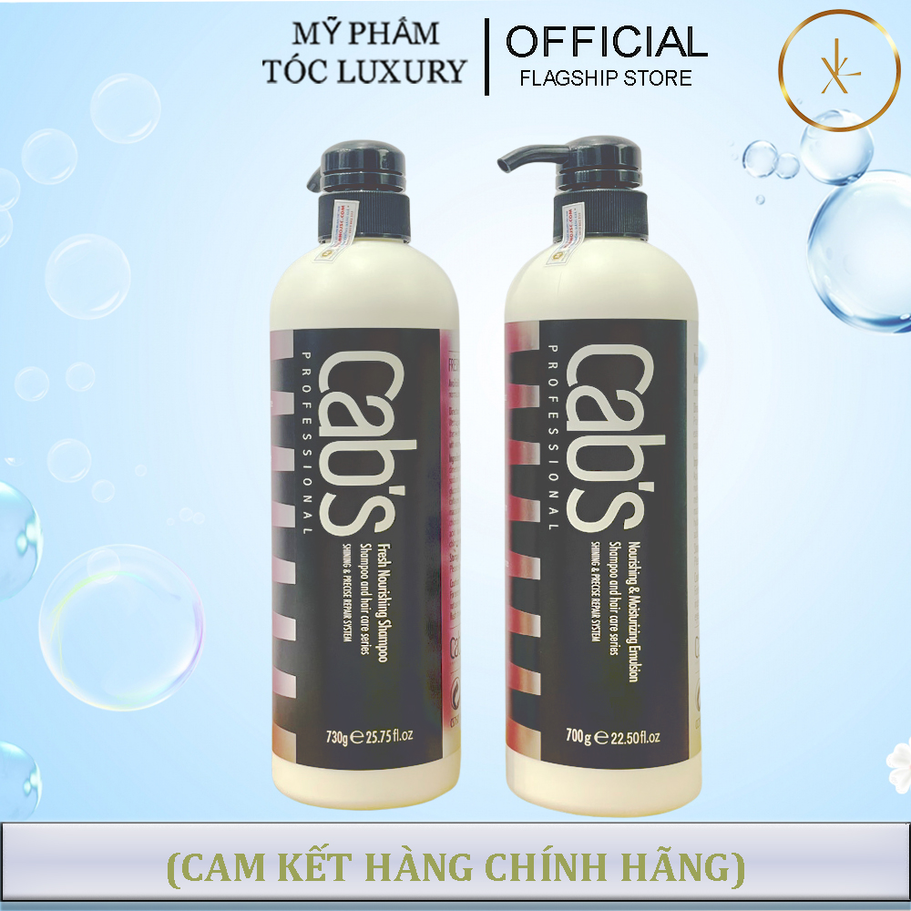 DẦU GỘI XẢ CAB'S DƯỠNG ẨM PHỤC HỒI SÂU SIÊU MỀM MƯỢT CAB'S 750ML