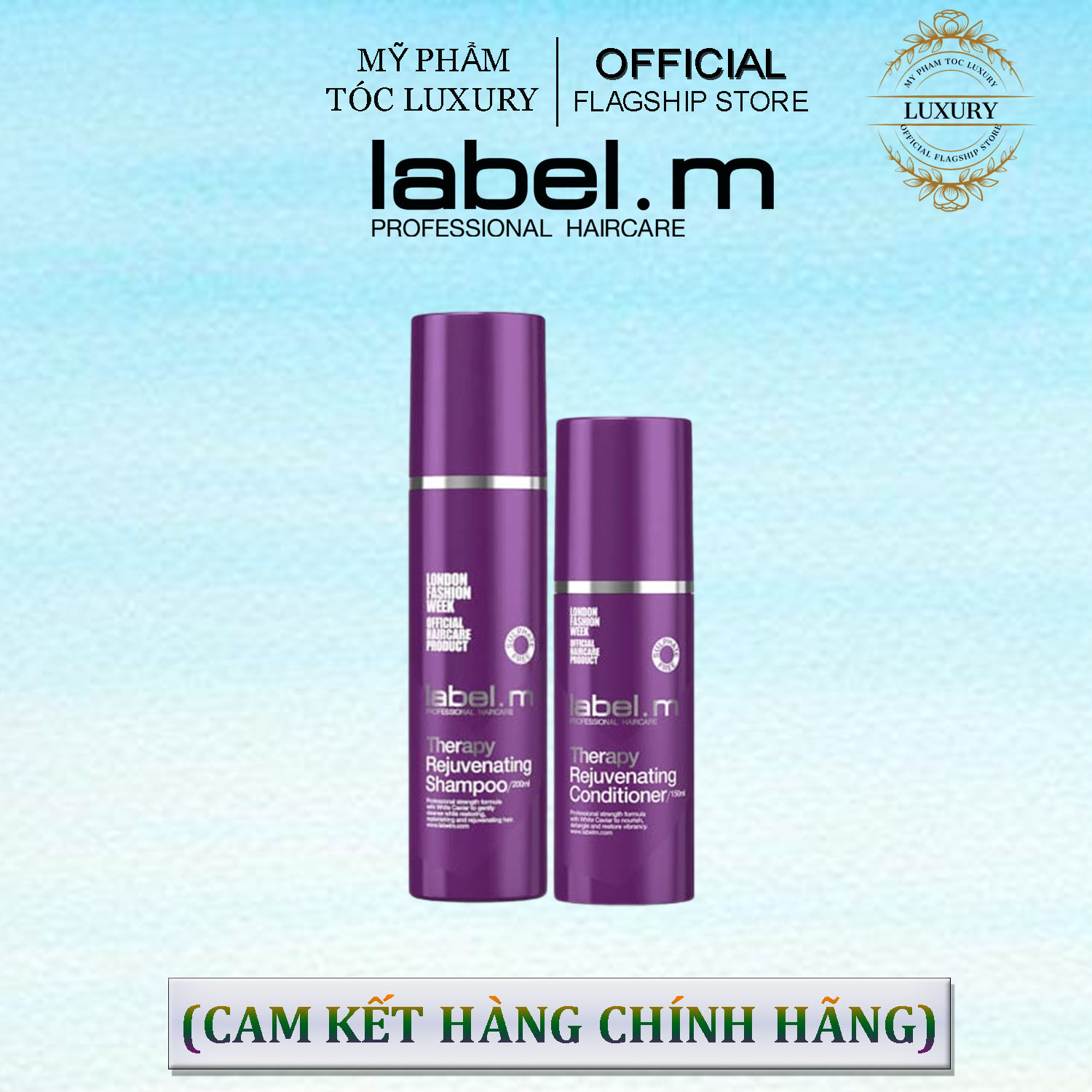 Dầu gội xã chống lão hóa tóc Label.m Therapy Age-Defying 200ml