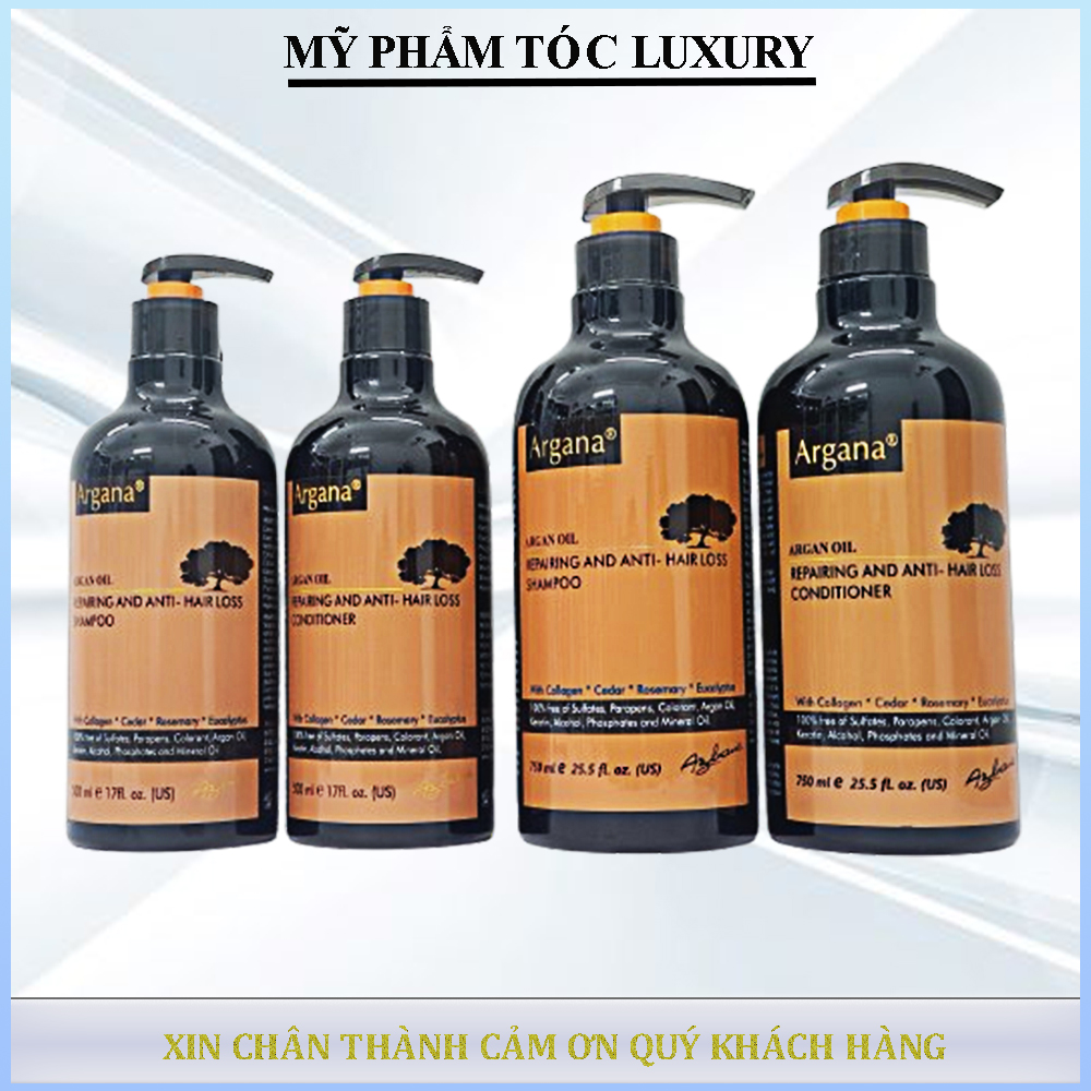 Dầu gội xả phục hồi chống rụng tóc Argana oil 500ml-750ml