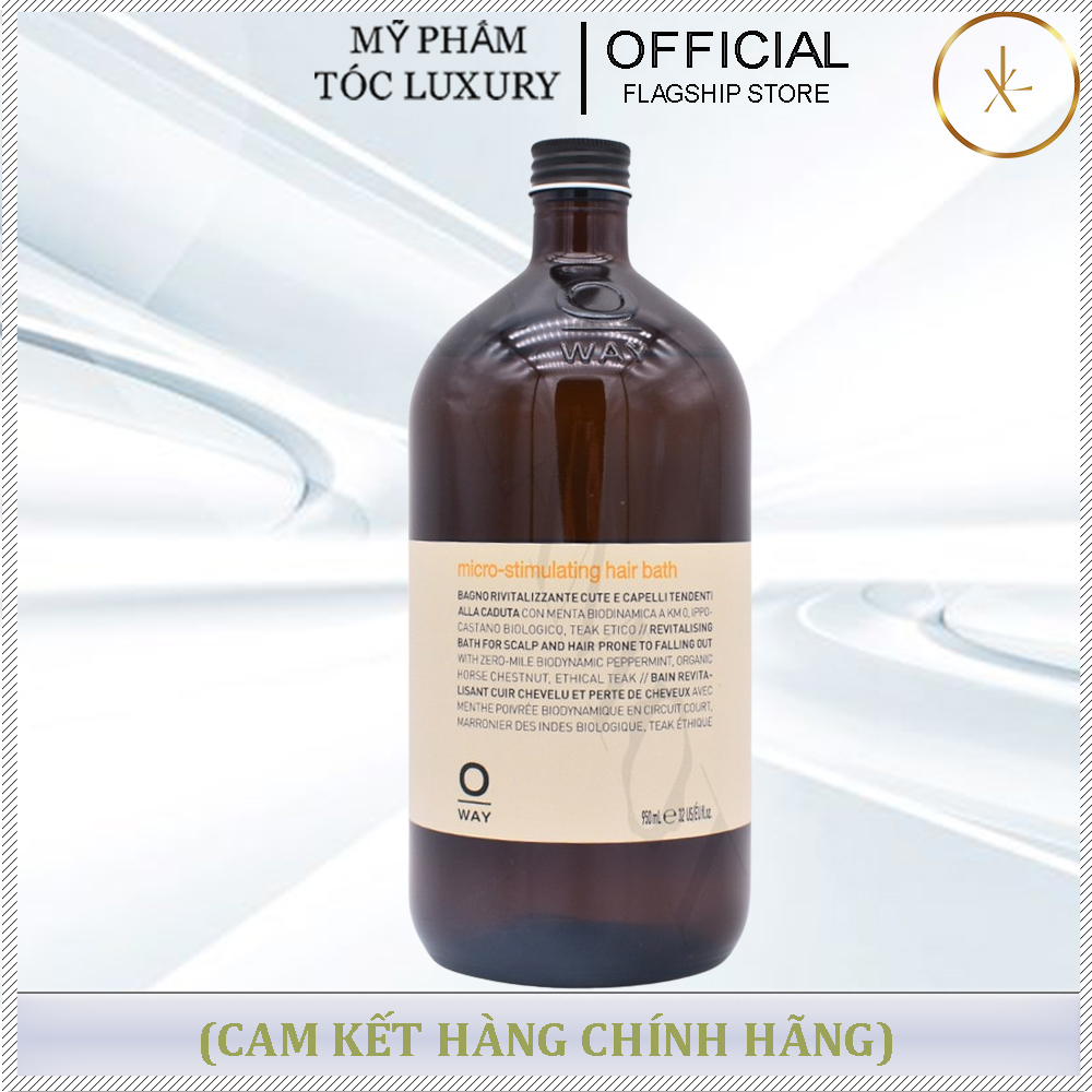 DẦU GỘI CHỐNG RỤNG TÓC KÍCH THÍCH MỌC TÓC  OWAY MICRO-STIMULATING HAIR BATH 950ML