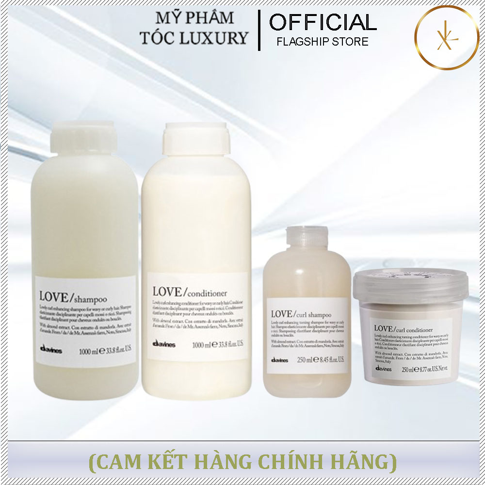 DẦU GỘI XẢ DÀNH CHO TÓC UỐN DAVINES LOVE CURL 250ML-1000ml