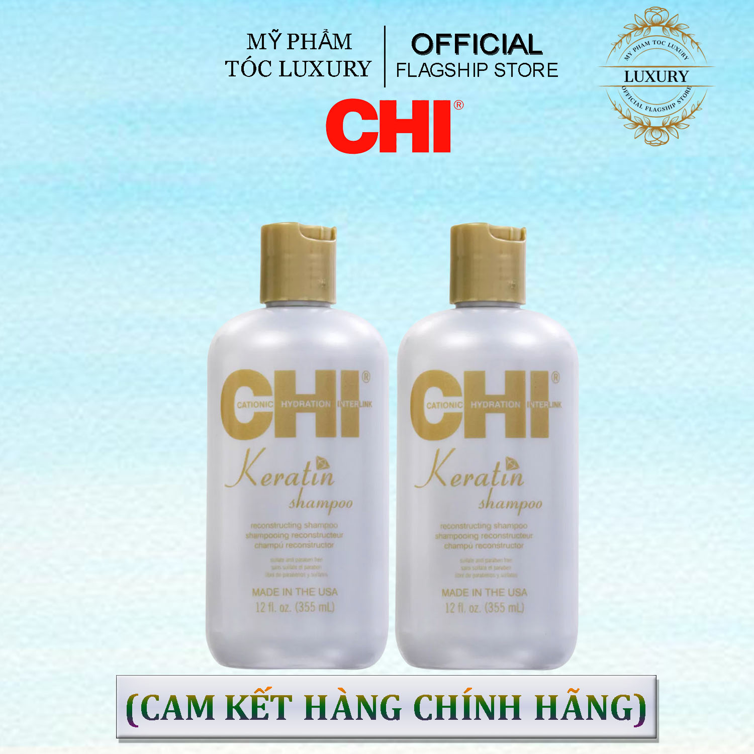 DẦU GỘI XÃ PHỤC HỒI CHI KERATIN 355ML