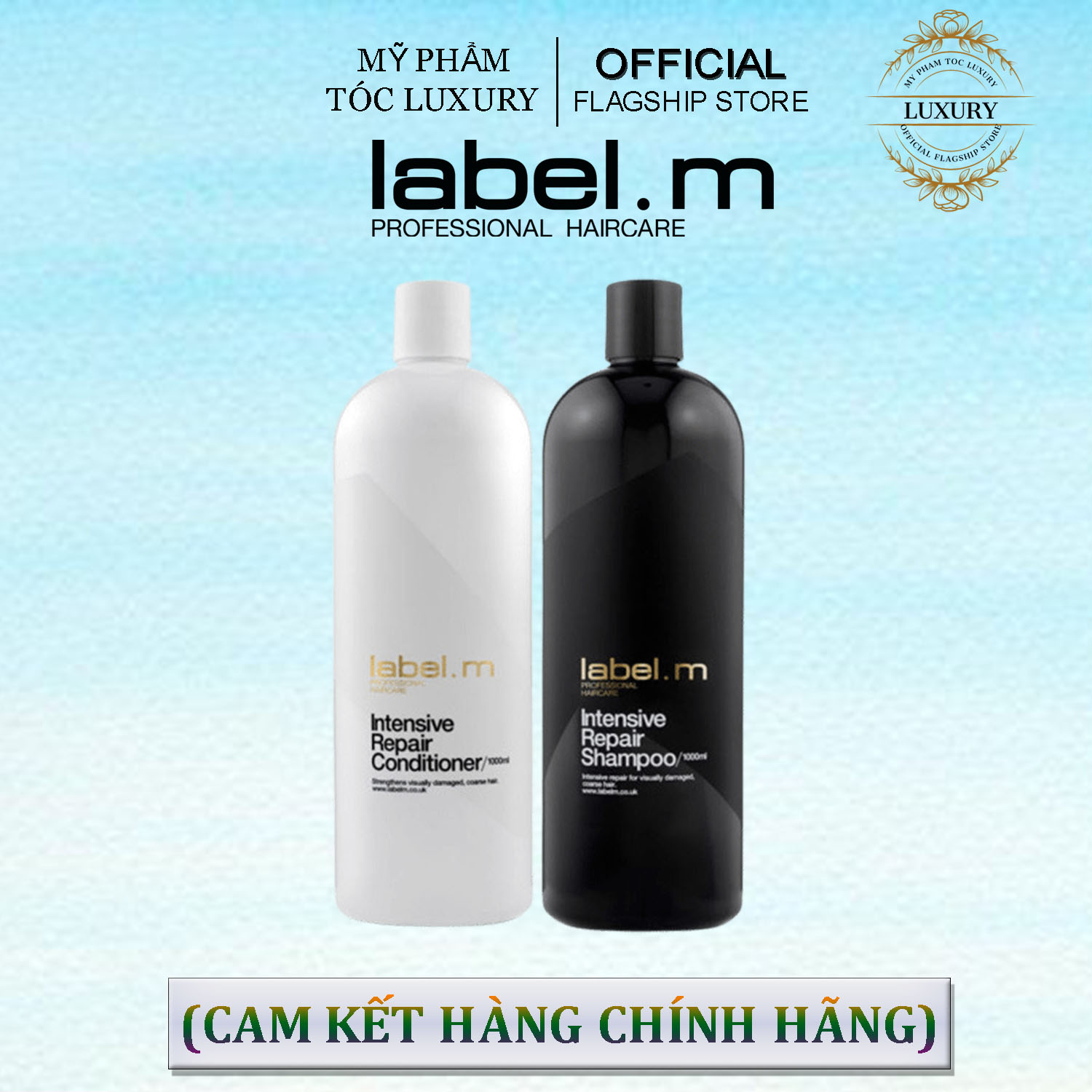 Dầu gội xã phục hồi tóc khỏe & nuôi dưỡng sâu bên trong sợi tóc Lamel.m Intensive Repair 1000ml