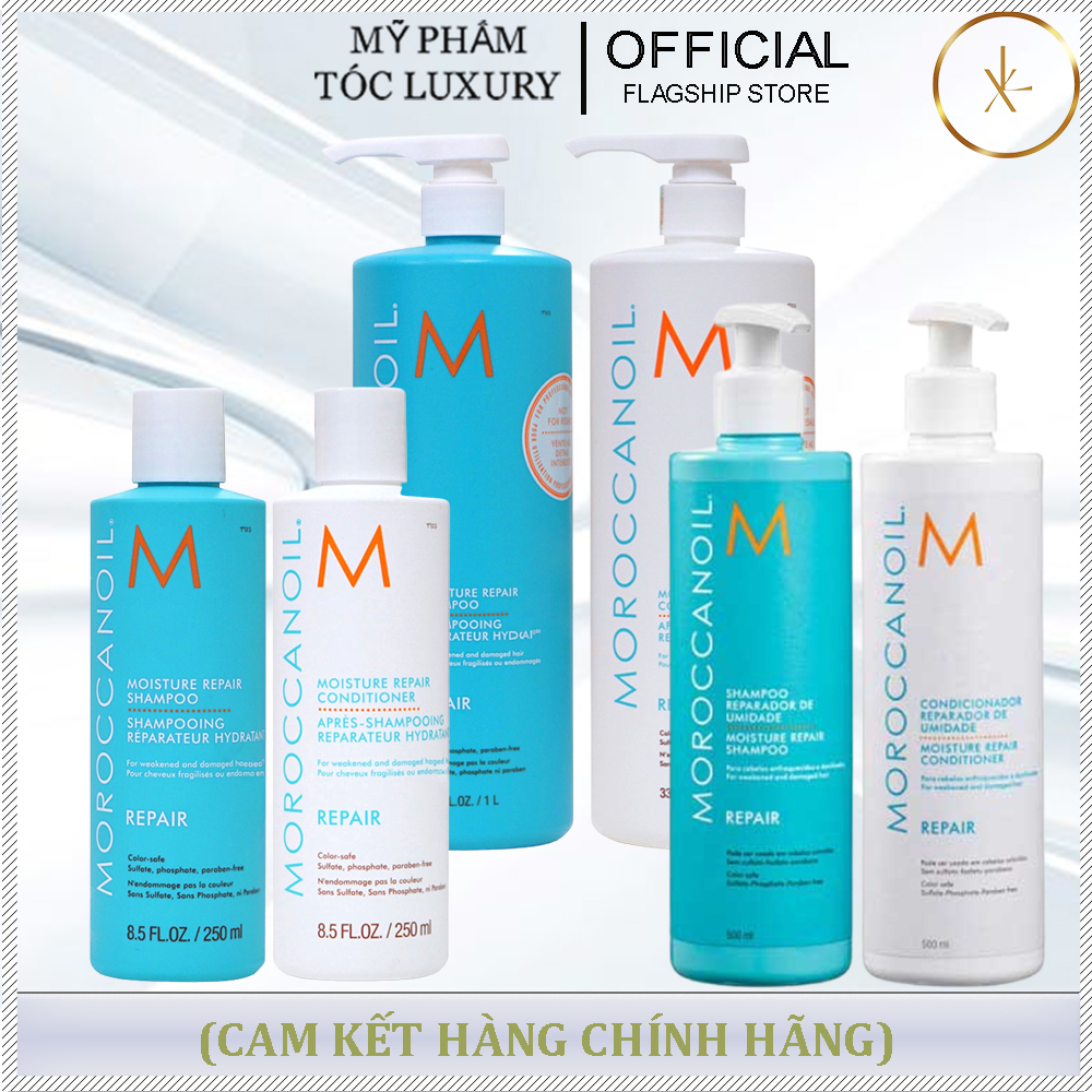 DẦU GỘI PHỤC HỒI HƯ TỔN MOROCCANOIL MOISTURE REPAIR 250ML-500ML-1000ML