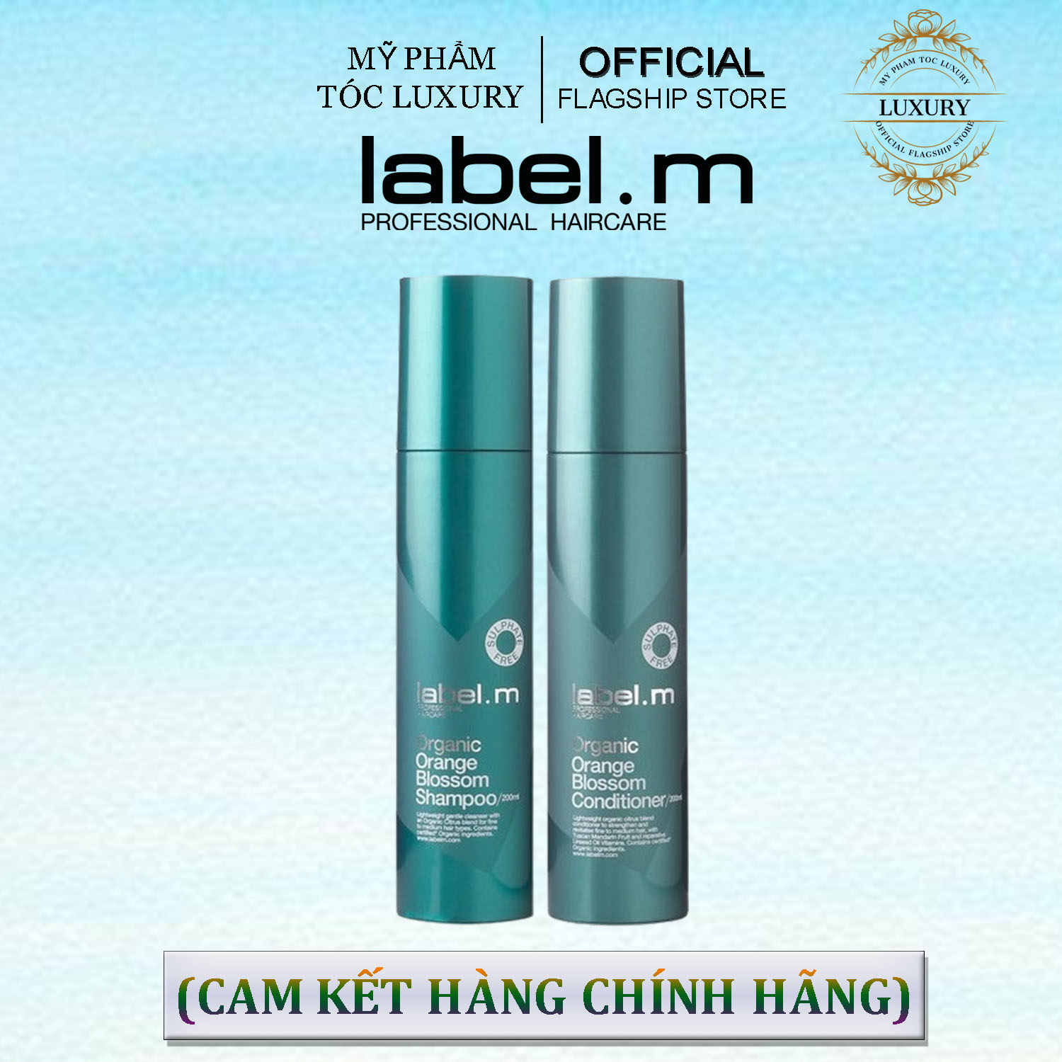 Dầu gội xã thư giản Spa đặc biệt hương cam Label.m arganic orange 200ml