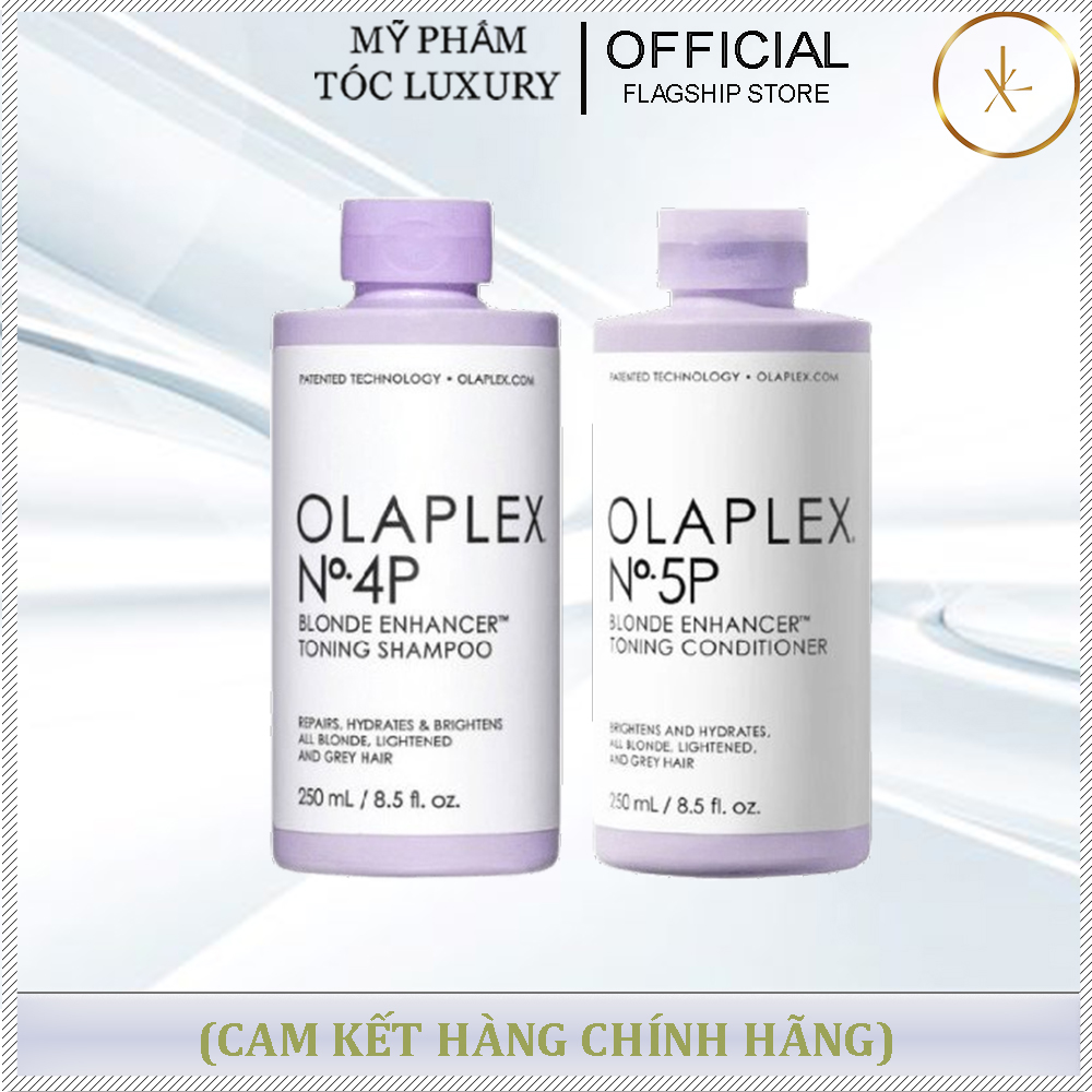 DẦU GỘI XẢ TÍM KHỬ VÀNG OLAPLEX NO4P NO5P 250ML