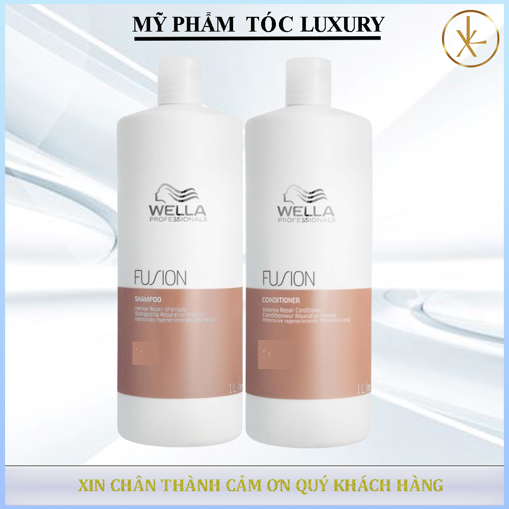 Dầu gội xả phục hồi chống gãy rụng tóc Wella Fusion Intense Repair 1000ml