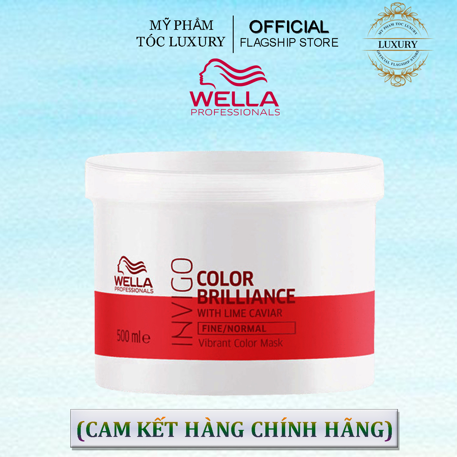 HẤP DẦU WELLA BRILLIANCE CHO TÓC NHUỘM 500ML