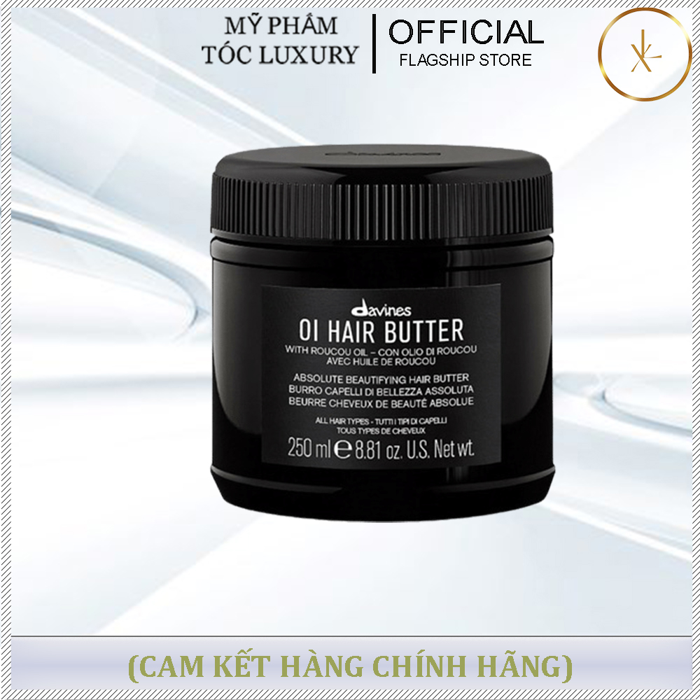 HẤP DẦU PHỤC HỒI HƯ TỔN SÂU DAVINES OI HAIR BUTTER 250ML