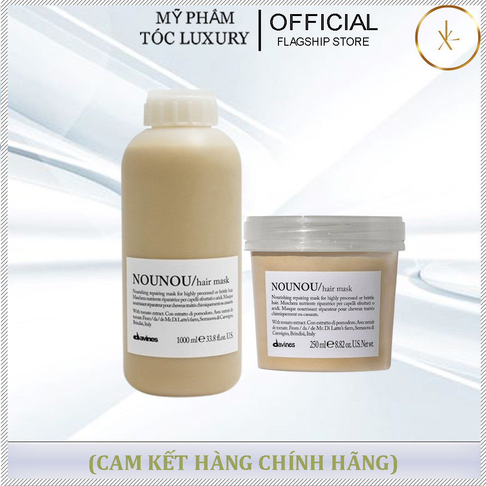 DẦU HẤP PHỤC HỒI TÓC HƯ TỔN NOUNOU DAVINES 1000ML