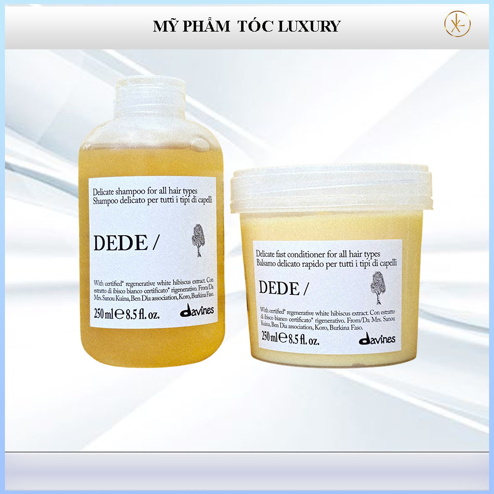 Dầu gội xả làm sạch dịu nhẹ da đầu Davines Dede 250ml