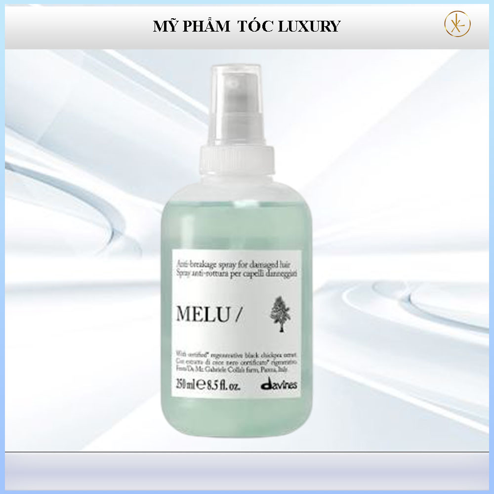 Xịt dưỡng tóc Davines Melu Spray 250ml giảm gãy rụng chẻ ngọn
