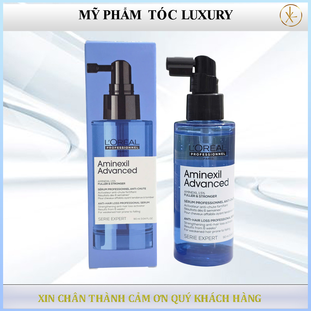 Dưỡng chất giảm rụng tóc Loreal Aminexil Advanced 90ml