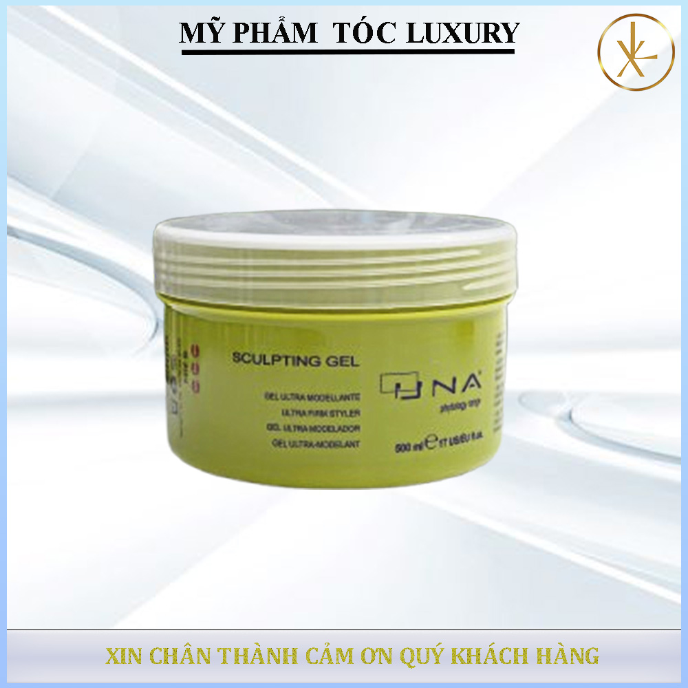 Gel cứng tạo kiểu tóc Una Sculpting gel 500ml