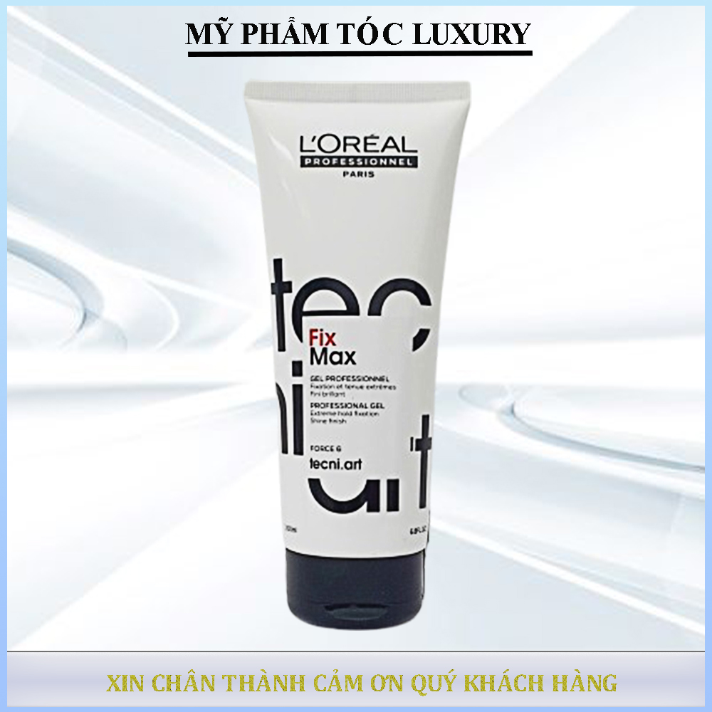 GEL VUỐT TÓC CỨNG LOREAL FIX MAX 200ML ( mẫu mới 2025 )