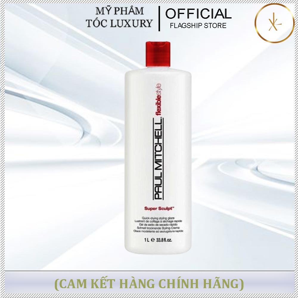 GEL TẠO NẾP TÓC UỐN MÙI TÁO XANH PAUL MITCHELL SUPER SCULPT 1000ML