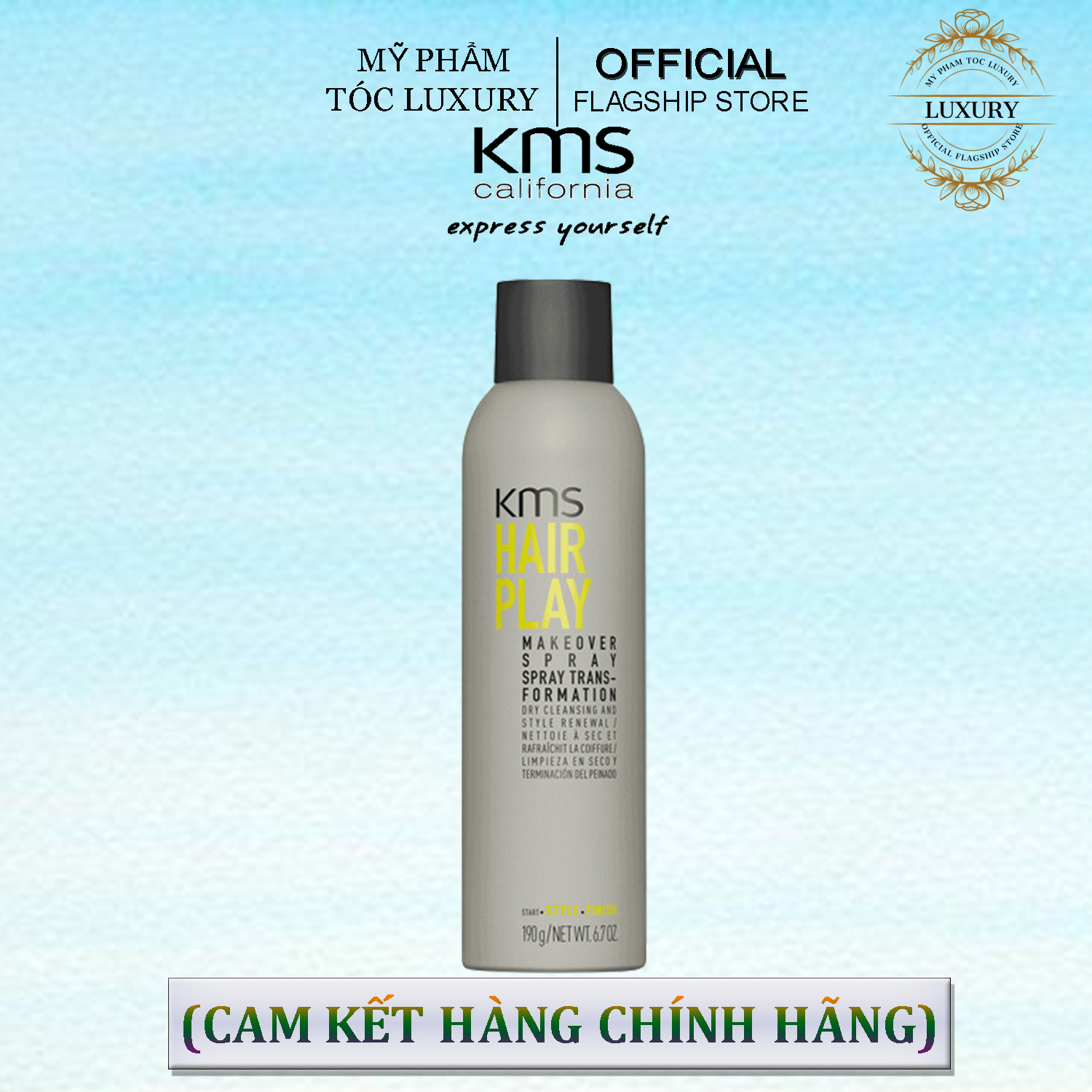 GỘI KHÔ BIẾN HÌNH KMS HAIR PALAY MAKEOVER SPRAY 250ML