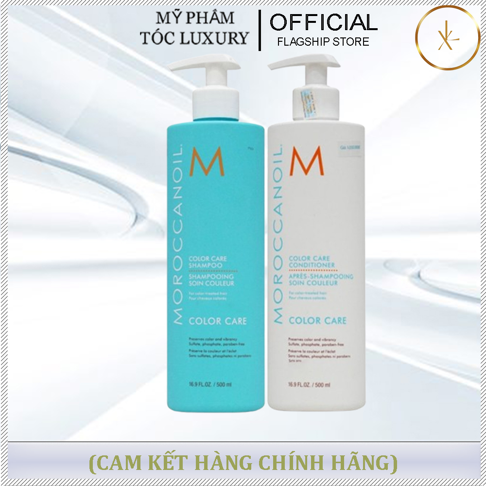 CẶP DẦU GỘI XẢ BỀN MẦU NHUỘM MOROCCANOIL COLOR CARE 500ML