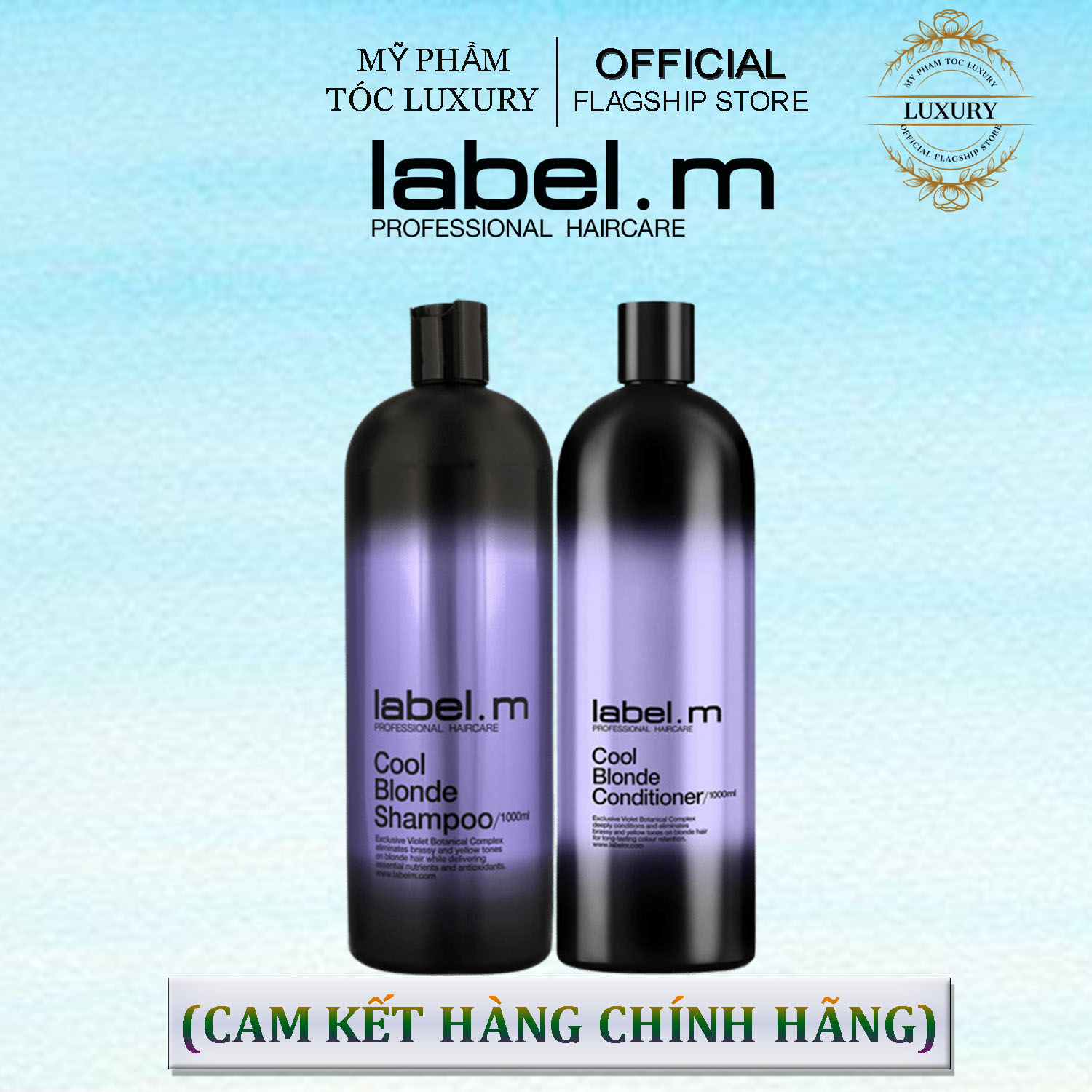 DẦU GỘI XÃ DÀNH CHO TÓC BẠCH KIM LABEL.M COOL BLONDE 1000ML