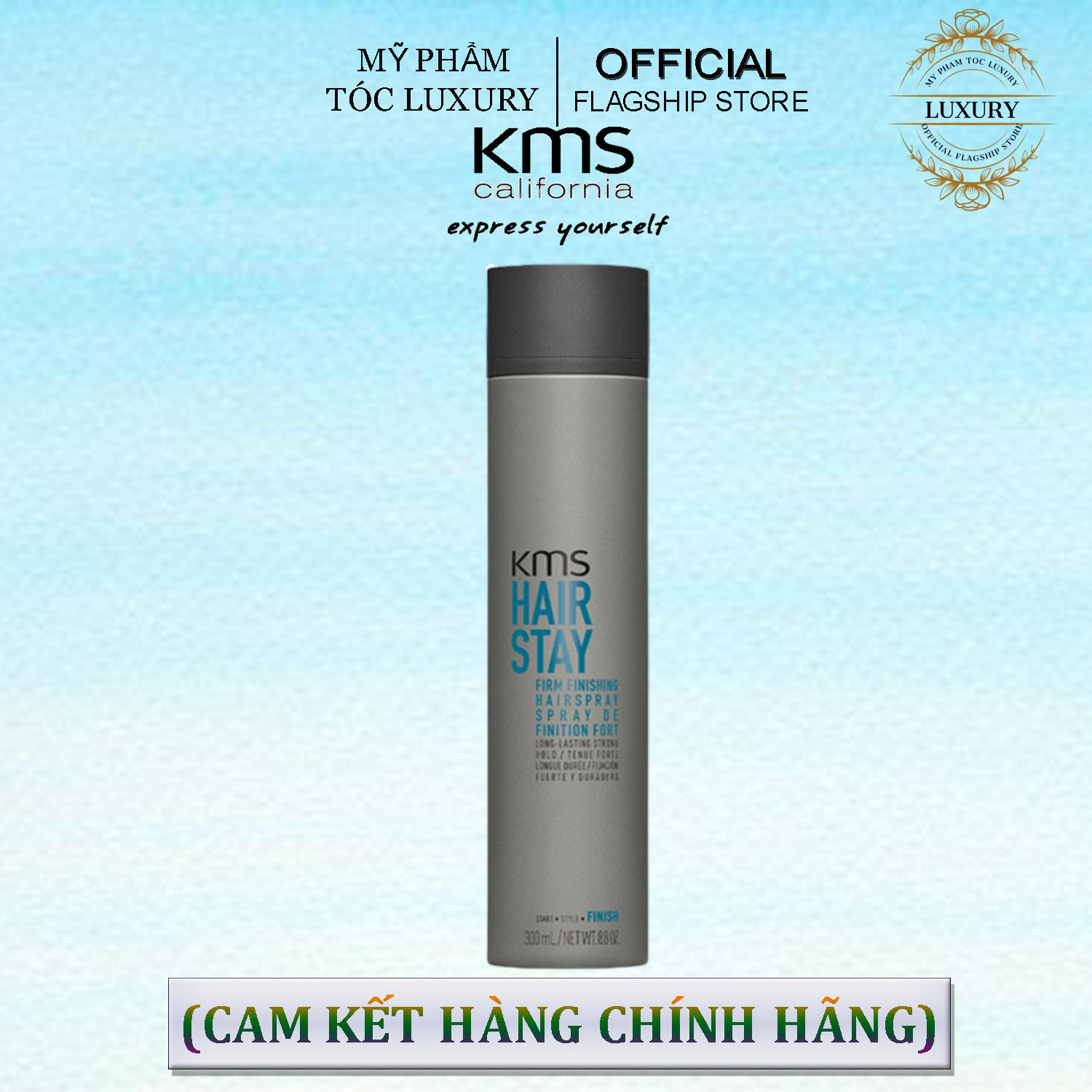 GÔM ĐỊNH HÌNH TÓC KMS HAIR STAY FIRM FINISH 300ML