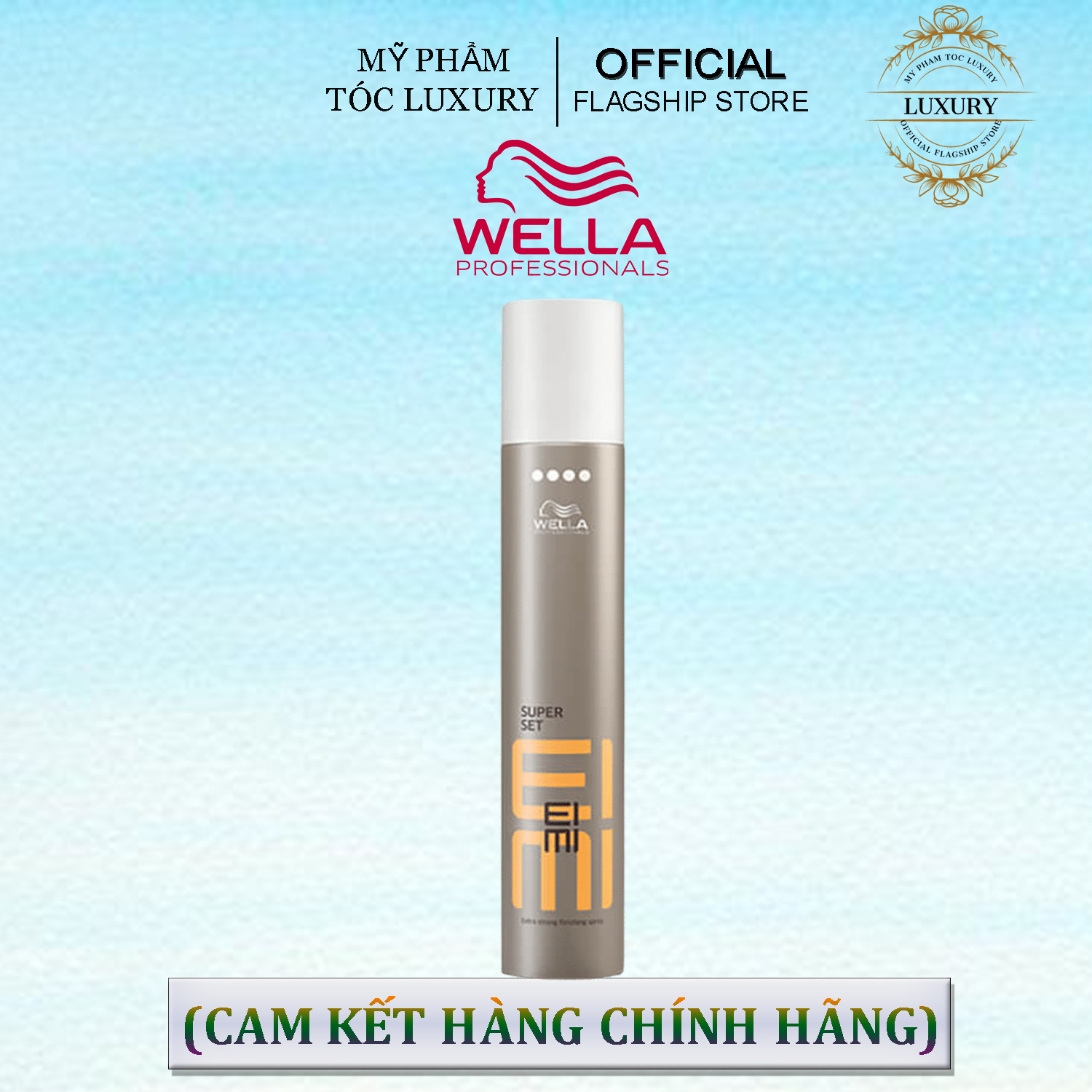 KEO XỊT HOÀN THIỆN ĐỊNH HÌNH TÓC WELLA EIMI SUPER SET 300ML