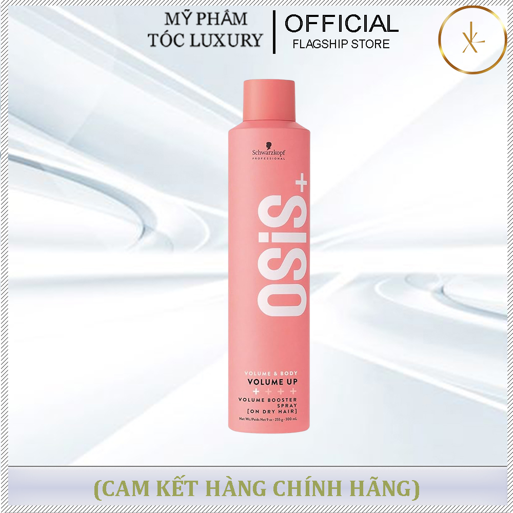 GÔM XỊT GIỮ NẾP TĂNG CƯỜNG ĐỘ PHỒNG TÓC OSIS+ VOLUME Up Booster Spray Schwarzkopf 300ML