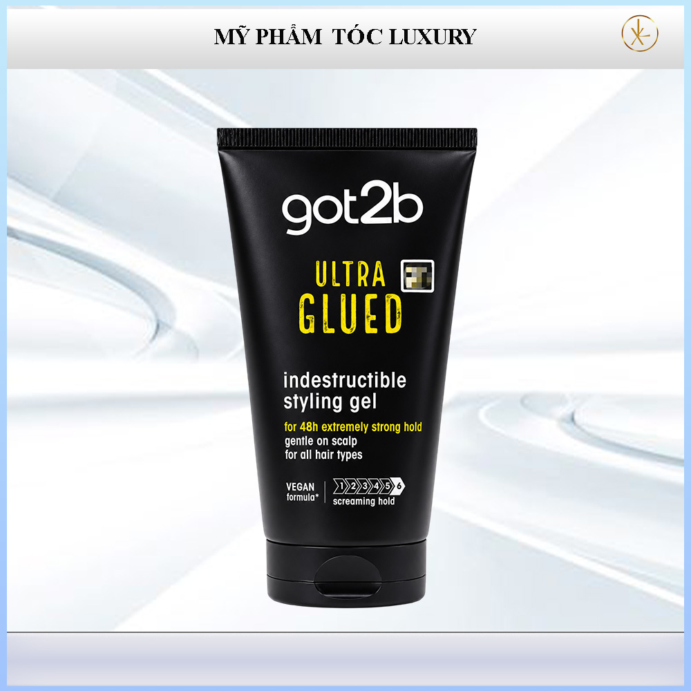 Gel tạo kiểu tóc got2b Ultra Glued gel giữ kiểu cực mạnh 150ml