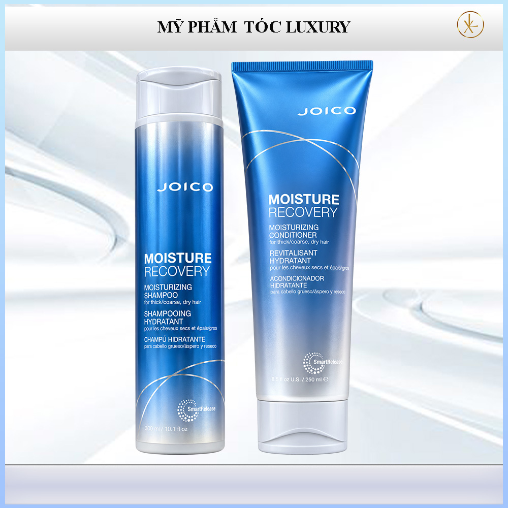 JOICO Moisture Recovery Gội Xả Dưỡng Ẩm Phục Hồi Tóc 300ml/250ml