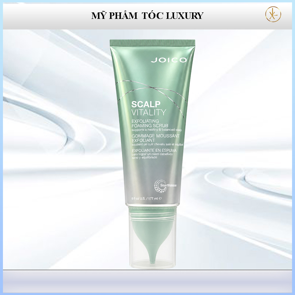 Kem tẩy tế bào chết da đầu Joico Scalp Vitality Scrub foaming 177ml