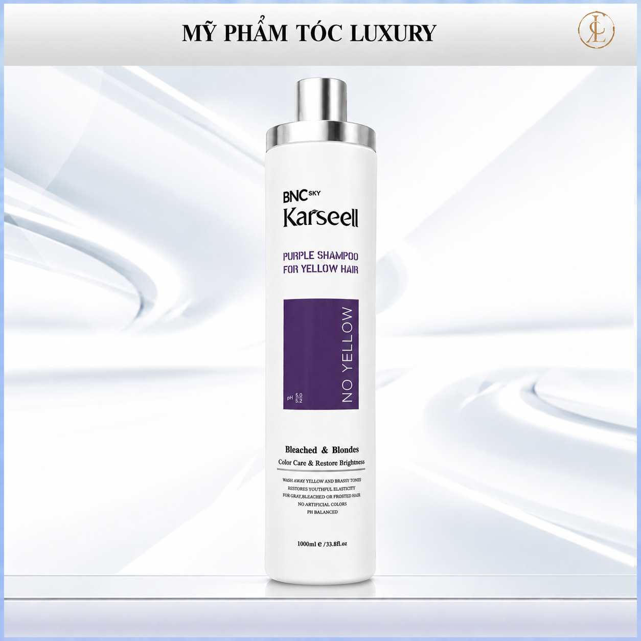Dầu gội tím khử vàng Karseell Purple 500ml
