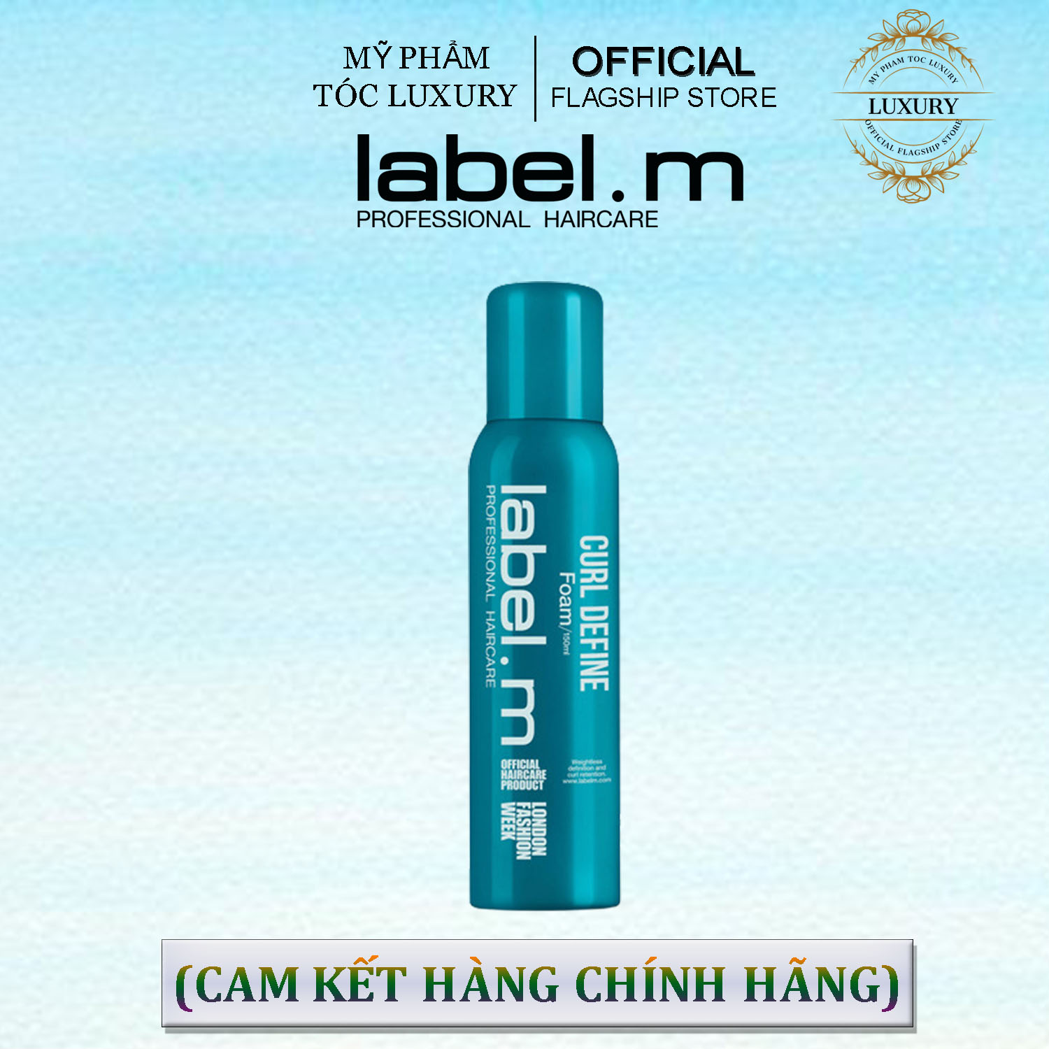 KEM BỌT TẠO KIỂU TÓC UỐN XOĂN LABEL.M NEW CURL DEFINE FOAM 150ML