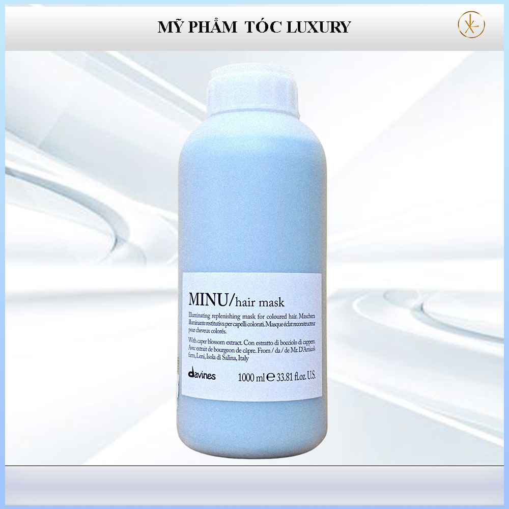 Kem hấp dưỡng màu tóc nhuộm Davines minu hair Mask 1000ml