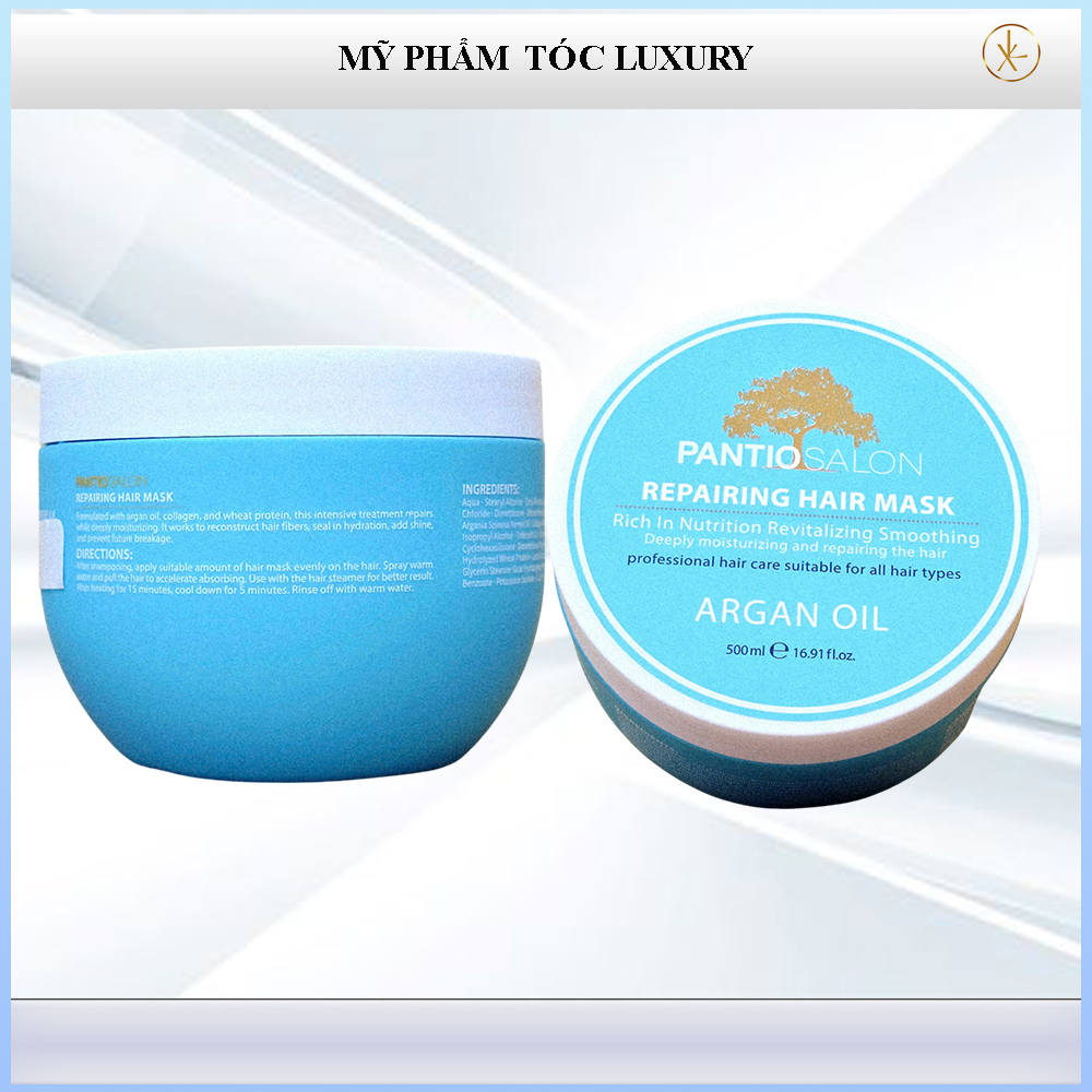 Dâu hấp phục hồi tóc hư tổn Pantio salon hair mask 500ml
